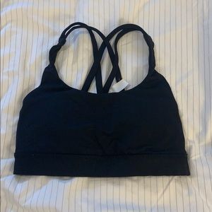 Size 2 black lululemon sports bra
